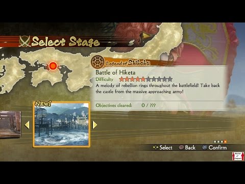 Samurai Warriors 4 Campaign Walkthrough (PS4) Legend of Shikoku Part 4 - Battle of Hiketa