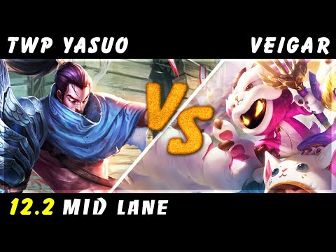 TheWanderingPro - Yasuo vs Veigar MID Patch 12.2 - Yasuo Gameplay