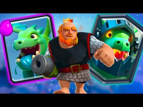 ТОПЫ ЭТИМ ИГРАЮТ - КОР ГИГ + 2 ДРАКОНА | Clash Royale