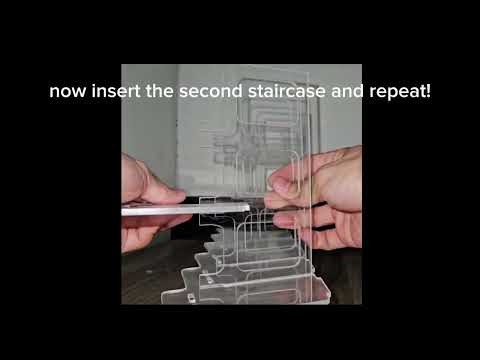 How to install acrylic hot wheel rack