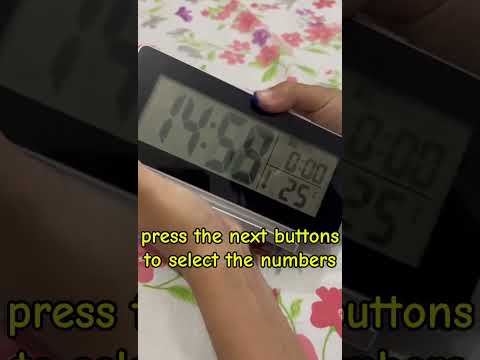 how to set time and alarm for IKEA FILMIS