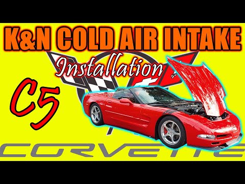 K&N Cold Air Intake Installation Guide for C5 Corvette 1997-2004 - Step-by-Step with Tool Sizes