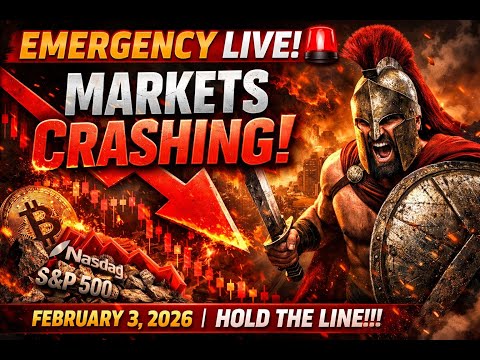 EMERGENCY LIVE: MARKETS CRASHING HARD 📉 FEBRUARY 3, 2026 | HOLD THE LINE!!!