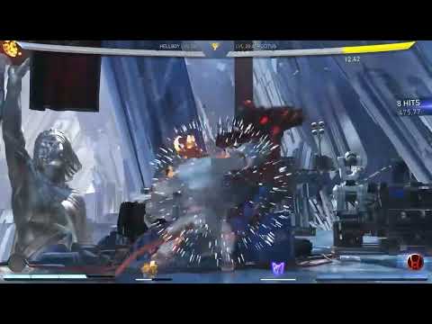 Injustice 2 Hellboy Insane Damage (Competitive Mode)
