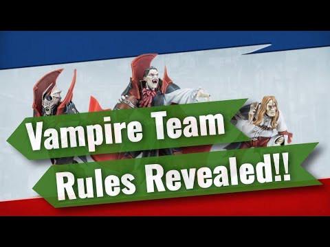 Vampire Team Rules and Stats Revealed!! (Bonehead Podcast)
