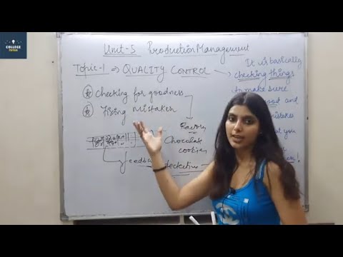 Quality Control | Phases of Quality Control | Production Management | Class 20