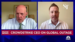 CrowdStrike CEO on global outage: Goal now is to make sure every customer is back up and running