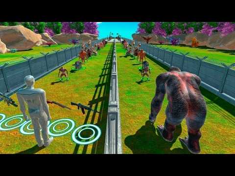🔥FPS vs GORO GIANT - WHO is FASTER and STRONGER - Animal Revolt Battle Simulator