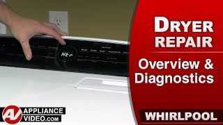 Whirlpool WED7300DW1 Dryer Overview and Diagnostic Mode