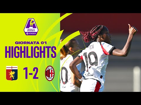 Genoa-Milan 1-2 | Koivisto in extremis completa la rimonta per le rossonere | #SerieAWomen