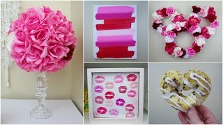 SIX CHEAP & EASY DIY VALENTINES DAY CRAFTS | PINTEREST INSPIRED | 2017