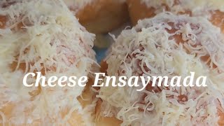Soft Buttery Cheese Ensaymada with Creamcheese Buttercream Topping