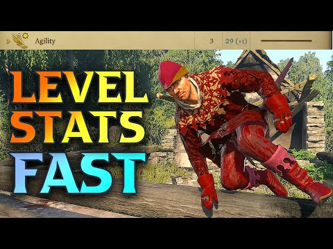 How To Level Strength & Vitality EASILY In KCD 2 - EASY Kingdom Come Deliverance Stat XP Farming