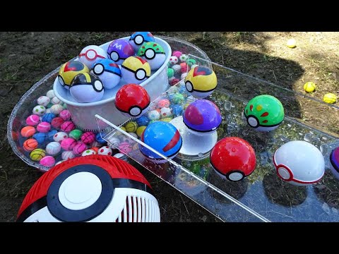 Marble run☆HABA slope & handmade transparent monster ball & somen nagashi machine