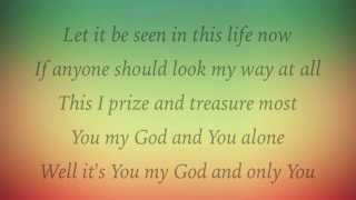 Matt Redman - One Name Alone - (with lyrics)