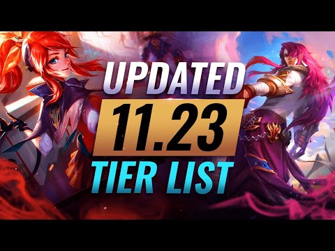 NEW PRESEASON UPDATE: BEST Champions TIER List – League of Legends Patch 11.23