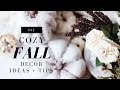 DIY Fall Decor! Cozy Fall Home Tour! Anthropologie Inspired! Easy + Affordable