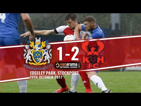 Stockport County 1-2 Harriers 28/10/17: Extended highlights