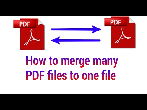 How to merge different PDF files into one single file very easily from android phone Video