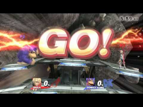 [Smash 4 Set] Spider (Dark Pit/Shulk/Bowser) VS Shadowlink (Falcon/DK)