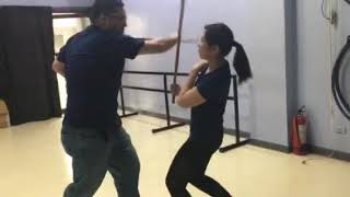 Balintawak Eskrima play Jan 2019: Guro Jeric Pantaleon & Fia Caballero