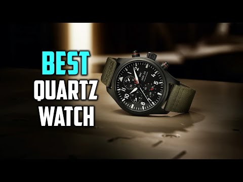 Top 7 Best Quartz Watches Review 2023 - [Stainless Steel Eco-Drive Aviator Watch with Leather Strap]