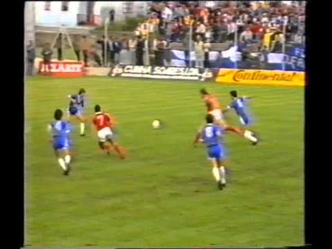 Quartos de Final   Paredes   Benfica 0 3   04 05 1985