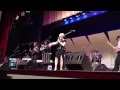 Deborah Hightower on stage with her band