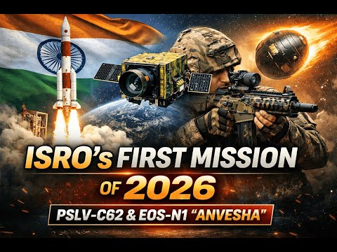 ISRO’s First Mission of 2026 🚀 | PSLV-C62 Launching EOS-N1 “Anvesha” | Strategic Satellite