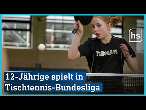 Josie Neumann: Mit 12 Jahren schon Tischtennis-Profi | hessenschau