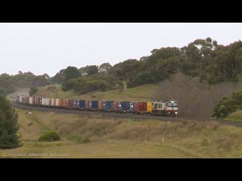 SCT/SBR 7922V Dooen Containers On Lovely Banks - PoathTV Australian Trains & Railways