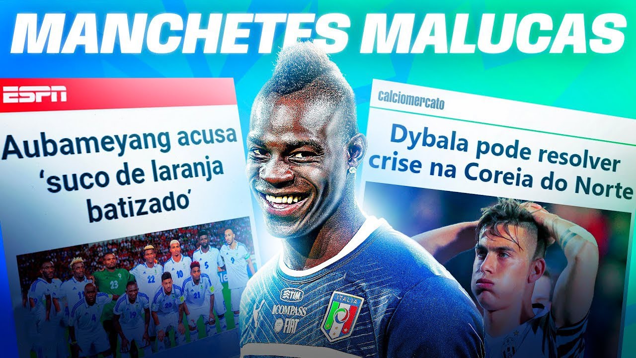 Manchetes BIZARRAS e CURIOSAS do futebol 🤣