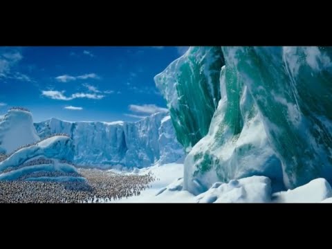 Happy Feet 2 - Ramon jumps to Carmen + glacier breaks