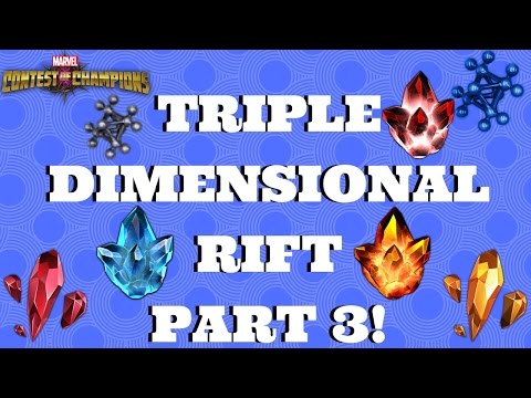 TRIPLE DIMENSIONAL RIFT PART 3! NORMAL, HEROIC, AND MASTER! | Marvel Contest of Champions