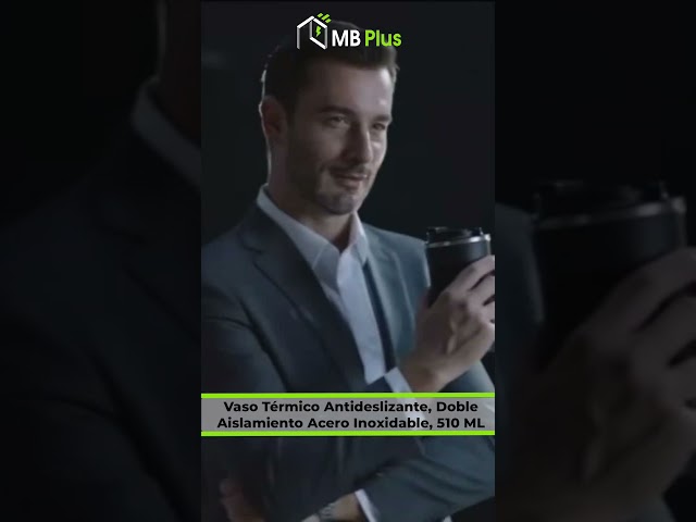Vídeo relacionado con Newvenper Taza de café de viaje aislada al vacío de acero inoxidable, vaso aislado con pantalla LED de temperatura, a prueba de fugas, con tapa, mantiene el frío y el calor, adecuada para café, té y
