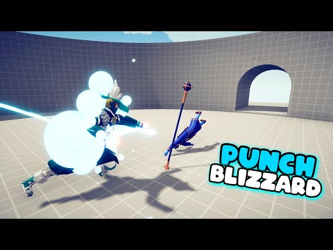 PUNCH BLIZZARD VS EVERY UNITS - Totally Accurate Battle Simulator TABS
