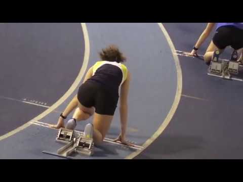 400M JUF/ FINALE 5 Championnats régionaux en salle Cadets Juniors  EAUBONNE 03/02/2018