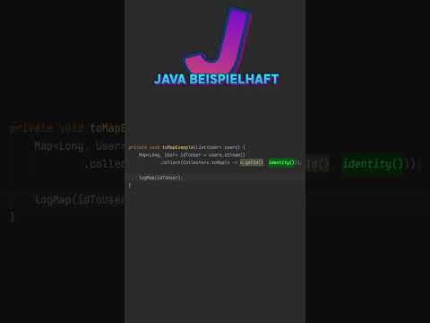 Java Beispielhaft - List zu Map