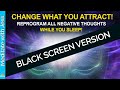 I AM Worthy Wealthy Happy Replace NegativeThinking With Positive Affirmations Black Sleep Screen