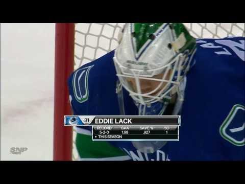 Luongo Lower Body(?) Injury Against Jets 12/22/13 [HD]