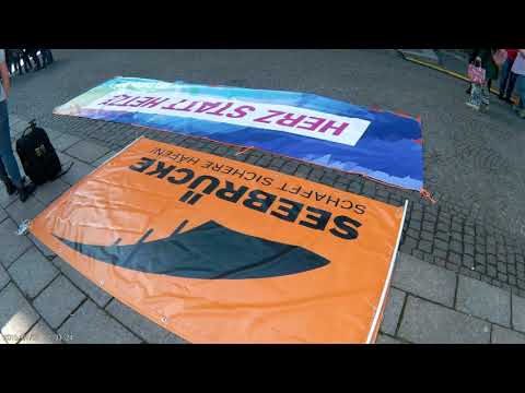 Herz  statt   Hetze   ,  Demo  Hildesheim  2019  ;  4 K