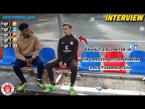 Sankt Pauli Keeper Yves im Loco Interview - Er hält 2 Elfmeter gegen Schalke04 - Loco Fußball Quiz