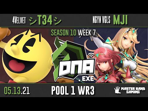 DNA.EXE S10:W7 - 4 Velvet | シT34シ (Pac Man) Vs. NGYN VGLS | MJI (Byleth, Mythra, Pyra) - Pool 1 WR3