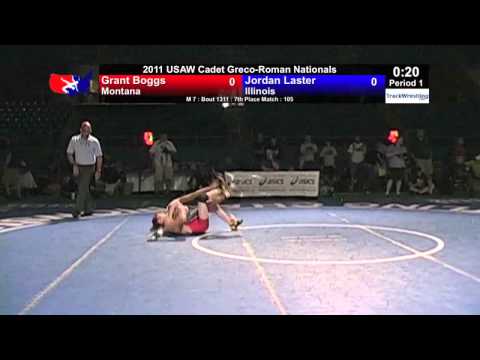 Cadet Greco 7th 105 - Grant Boggs (MT) vs. Jordan Laster (IL)