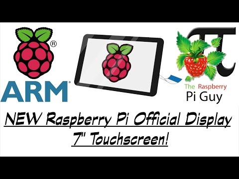NEW Raspberry Pi Official Display - 7" Touchscreen!