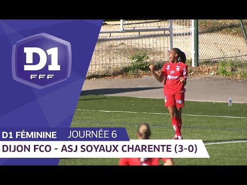 J6 : Dijon FCO - ASJ Soyaux Charente (3-0) / D1 Féminine