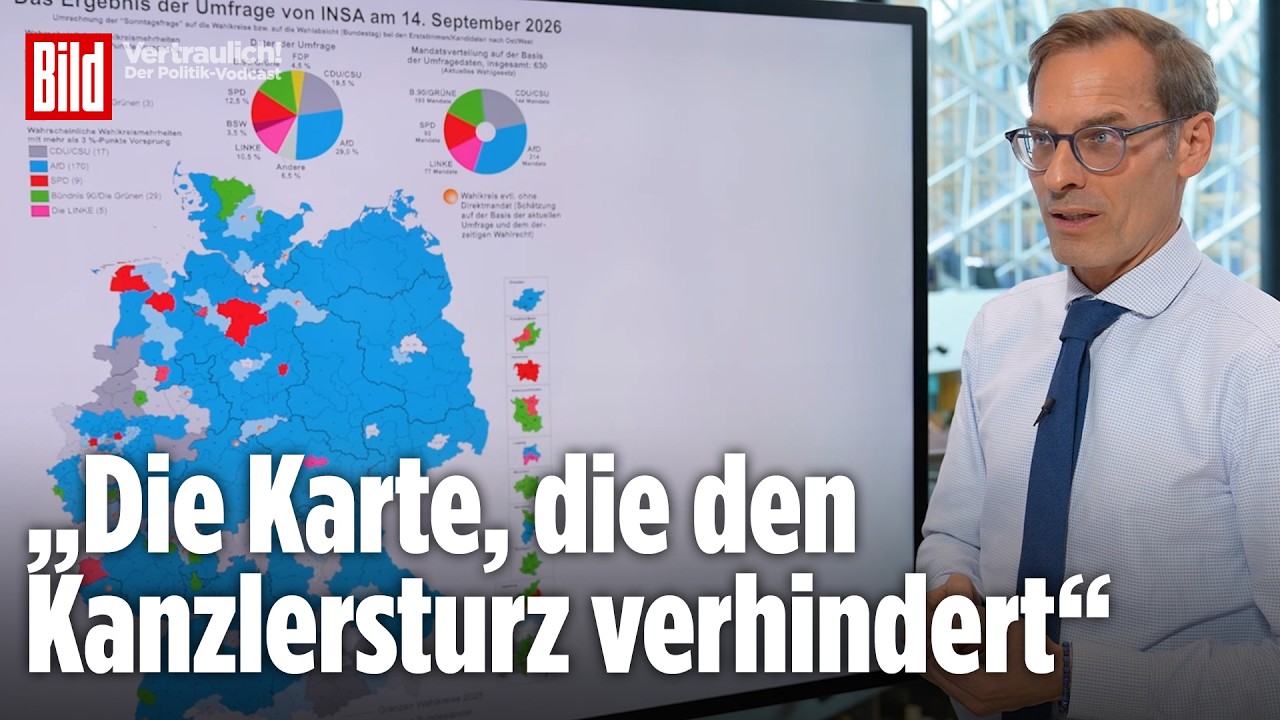 INSA-Schockkarte für Merz: Warum AfD-Blau seinen Kanzlersturz verhindern könnte | Vertraulich