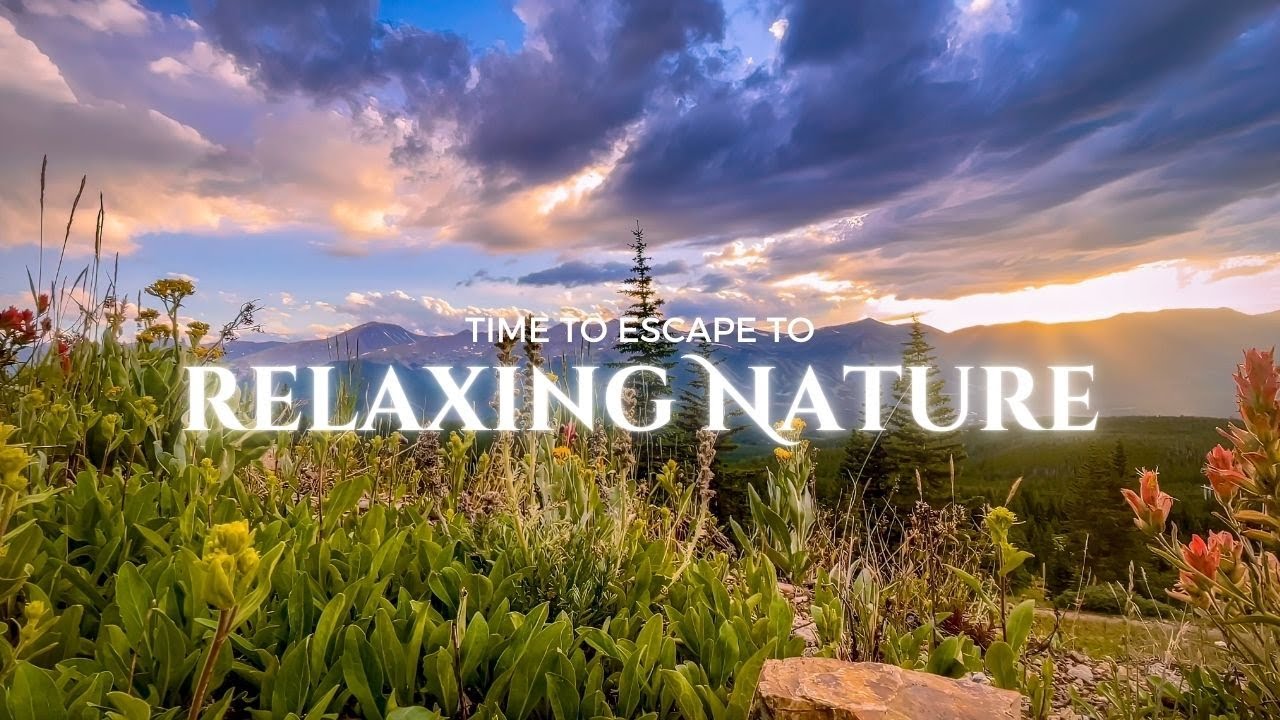 Breckenridge Colorado Summer Sunset - Relaxing Nature Sounds