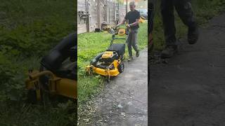 How to set up the new 28-inch DeWalt lawn mower