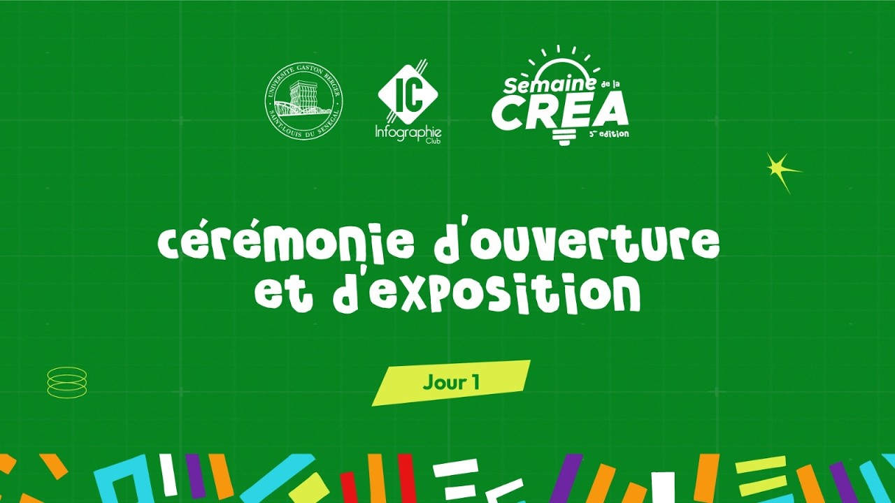 Cérémonie d'ouverure Semaine de la Créa 2025